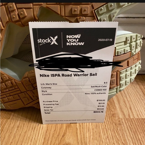 Nike Zoom Road Warrior ISPA Size 8.5 with box, worn twice, - Picture 9 of 9